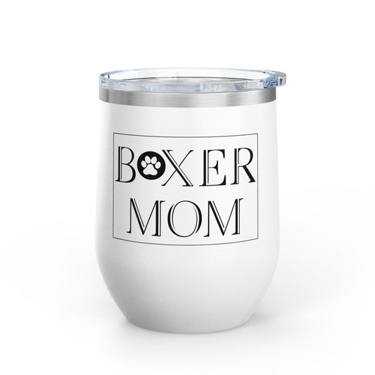 Boxer Mom - Boxer Dog Wine Tumbler