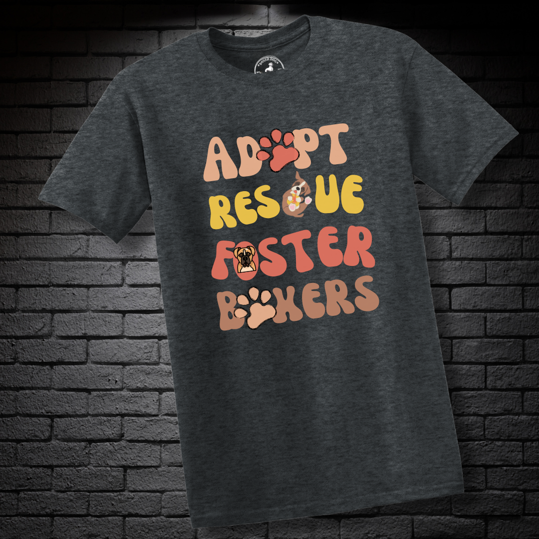 ADOPT RESCUE FOSTER BOXERS- Boxer Dog Classic Shirt