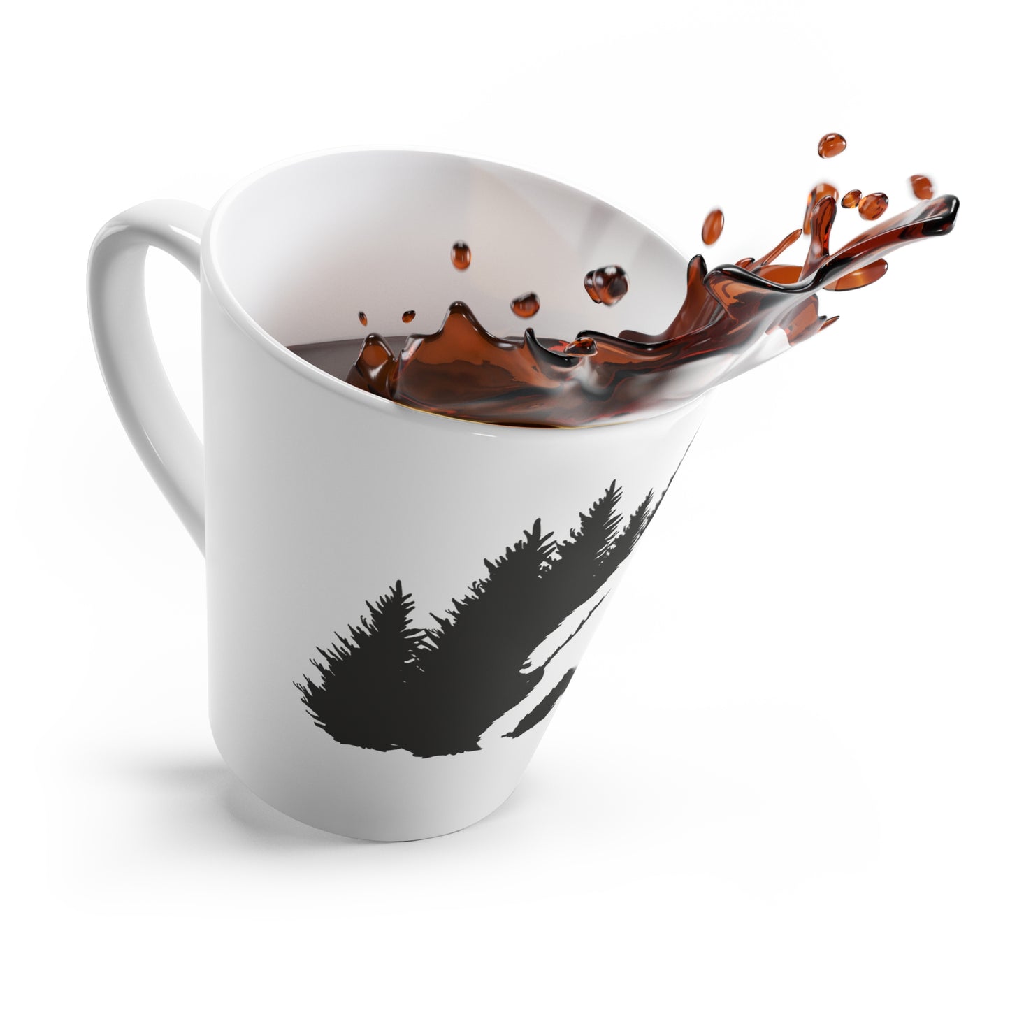 Bigfoot And His Boxer - Boxer Dog Latte Mug
