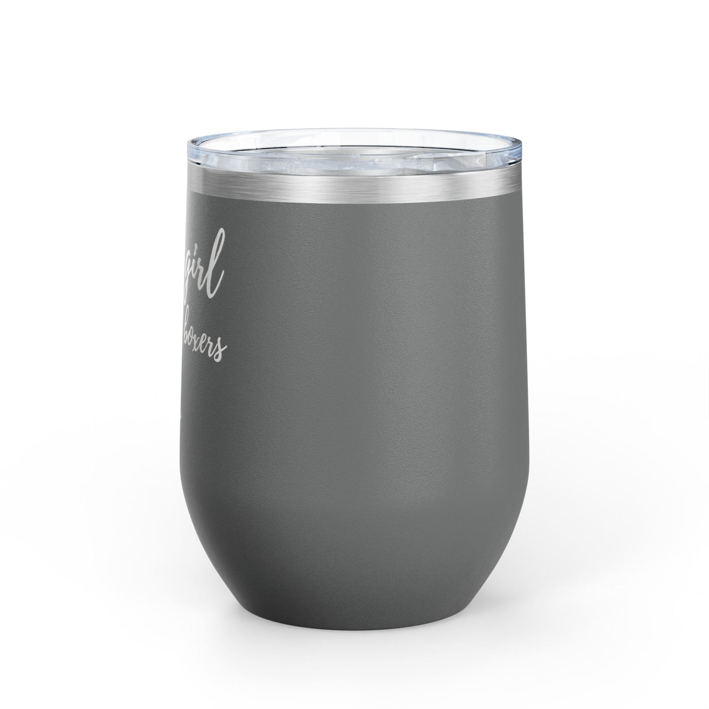 Just A Girl Who Loves Boxers - Boxer Dog Wine Tumbler