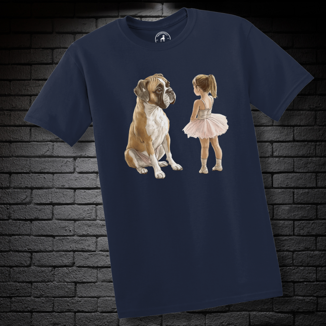 A Ballerina & Her Boxer - Boxer Dog Classic Shirt