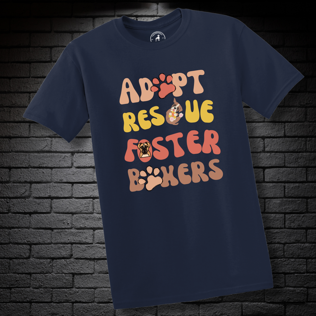 ADOPT RESCUE FOSTER BOXERS- Boxer Dog Classic Shirt