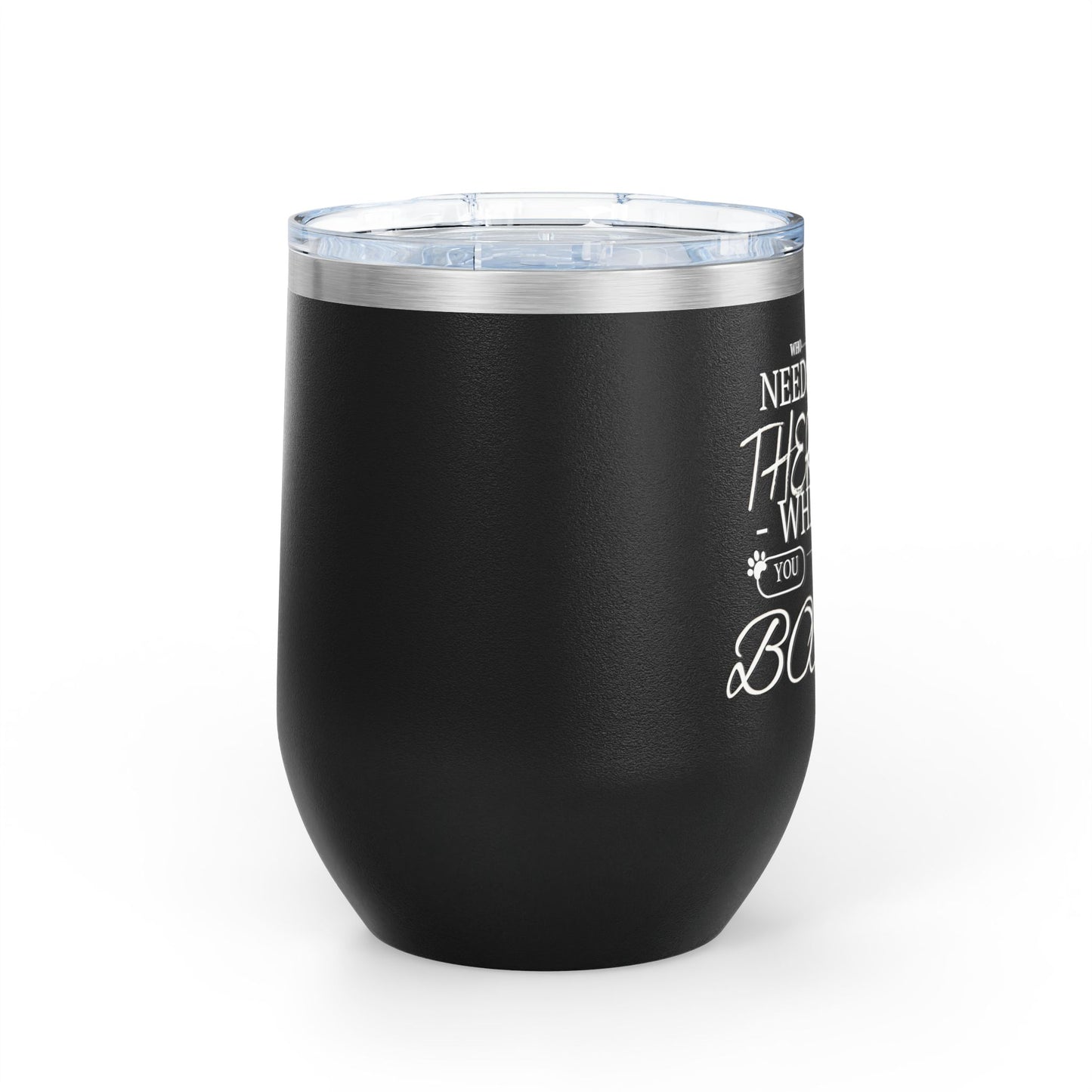 Who Needs Therapy When You Have a Boxer - Boxer Dog Wine Tumbler
