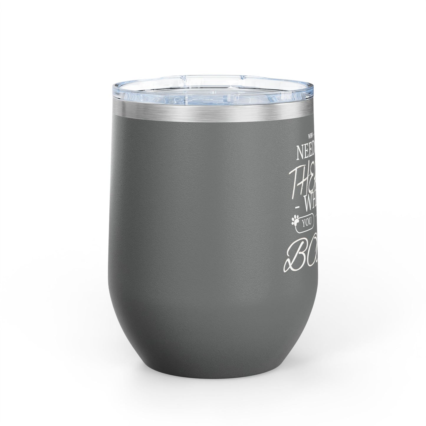 Who Needs Therapy When You Have a Boxer - Boxer Dog Wine Tumbler