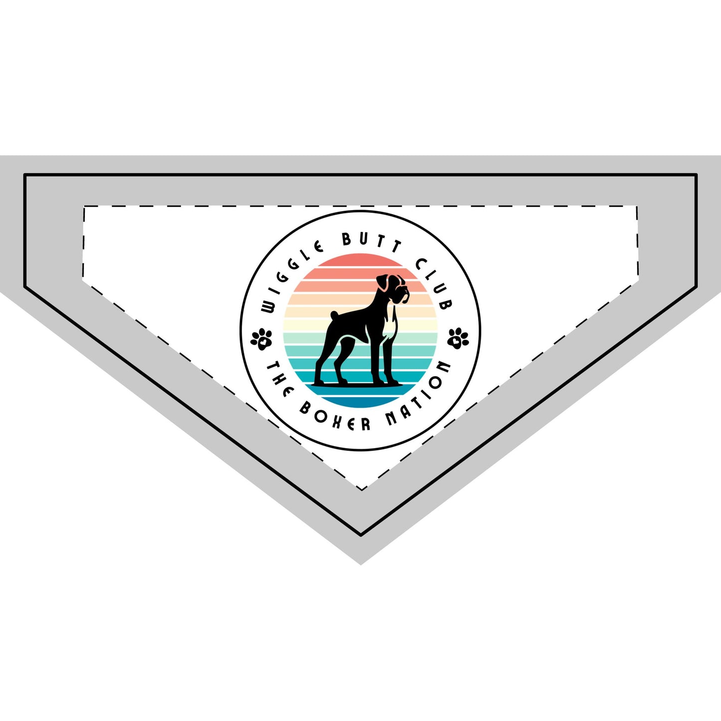 Wiggle Butt Club- Boxer Dog Bandana