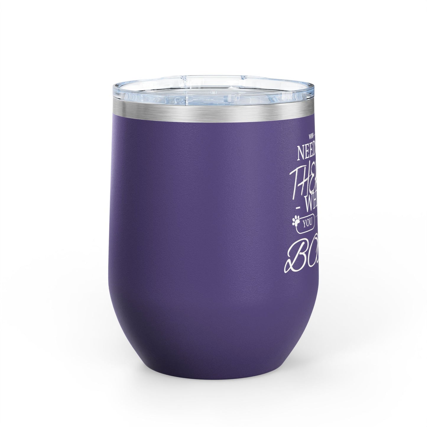 Who Needs Therapy When You Have a Boxer - Boxer Dog Wine Tumbler