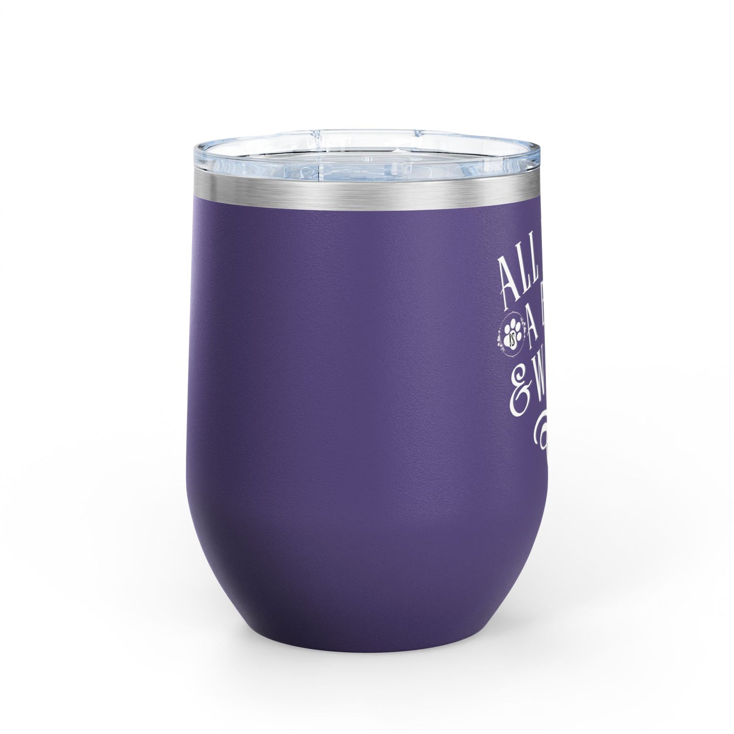 All I Need Is A Boxer & Wine - Boxer Dog Wine Tumbler