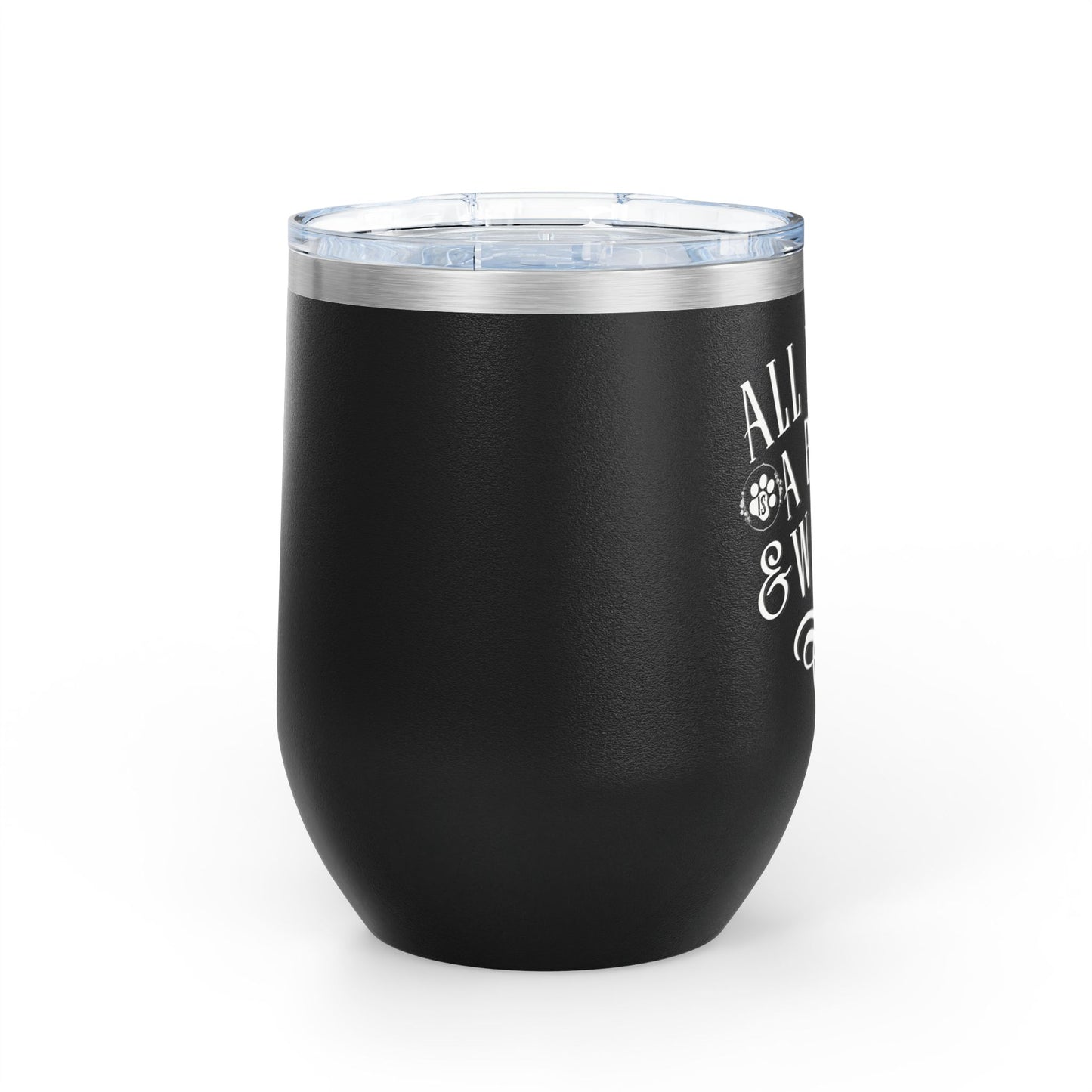 All I Need Is A Boxer & Wine - Boxer Dog Wine Tumbler