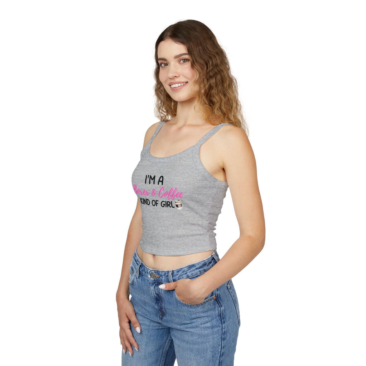 I'm a Boxer & Coffee Kind Of Girl - Boxer Dog Tank Top