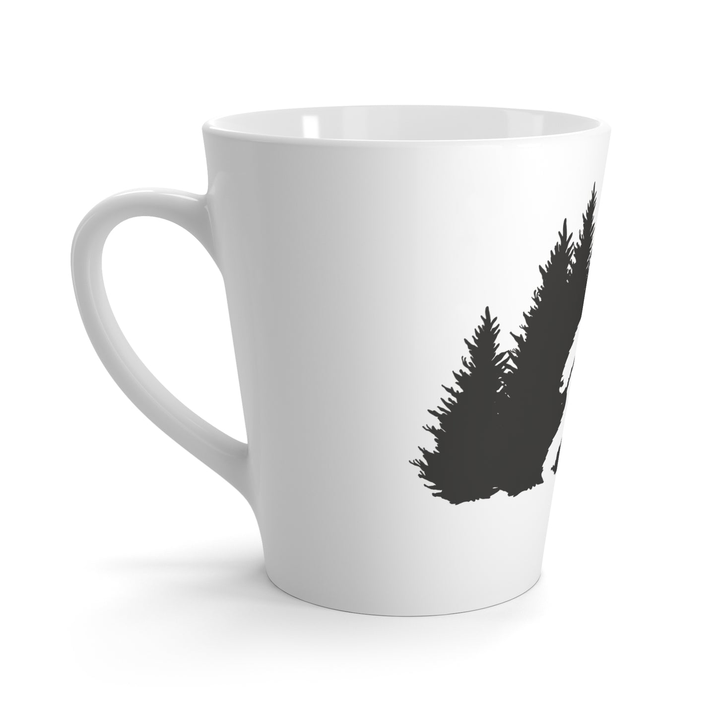 Bigfoot And His Boxer - Boxer Dog Latte Mug