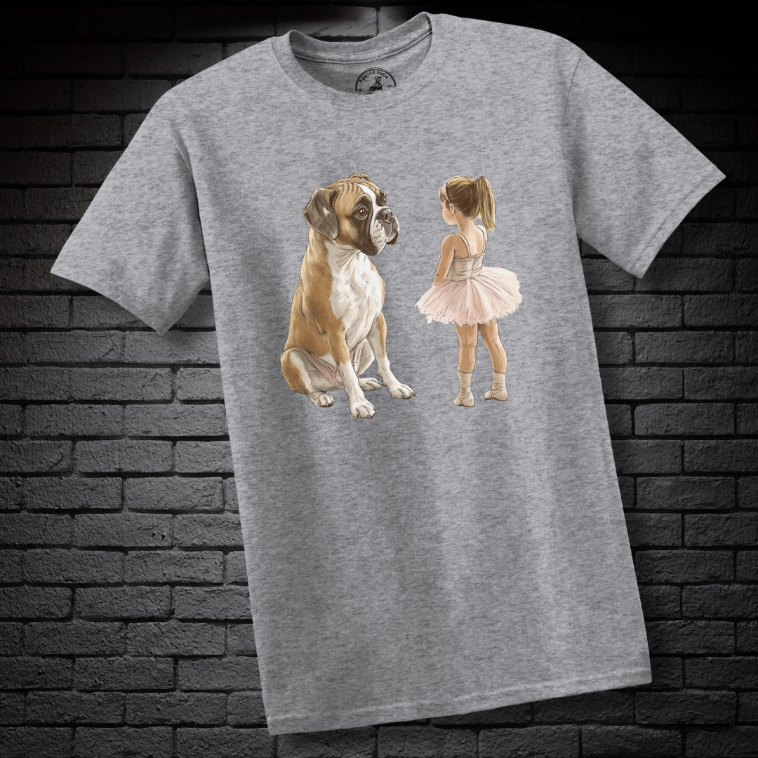A Ballerina & Her Boxer - Boxer Dog Classic Shirt