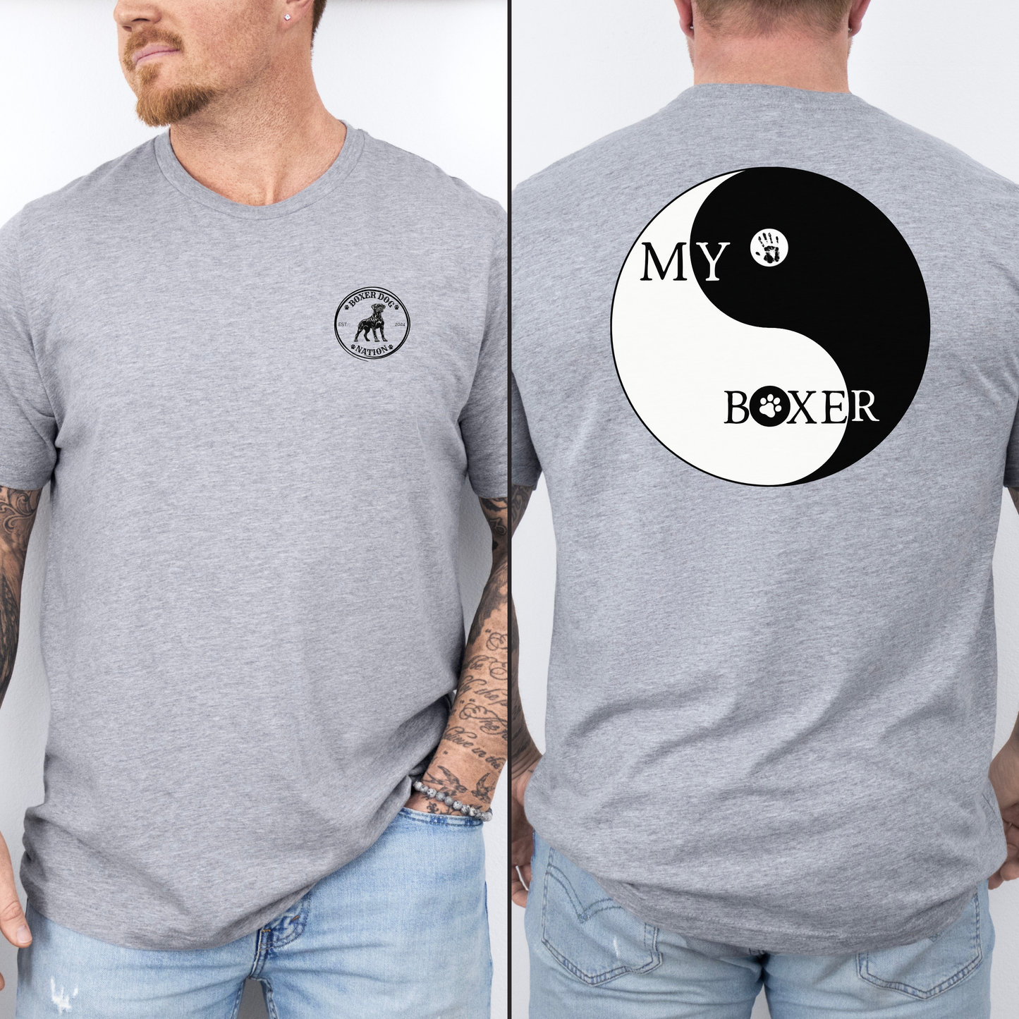 My Boxer My Yin To My Yang - Boxer Dog Classic T-Shirt