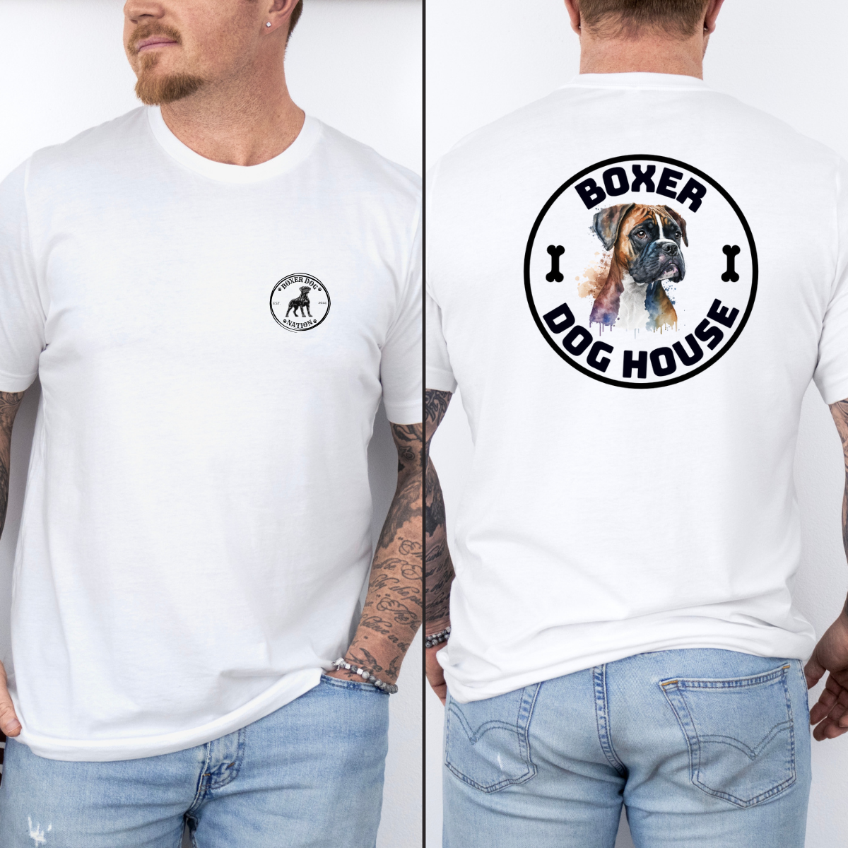 Boxer Dog House - Boxer Dog Classic T-Shirt