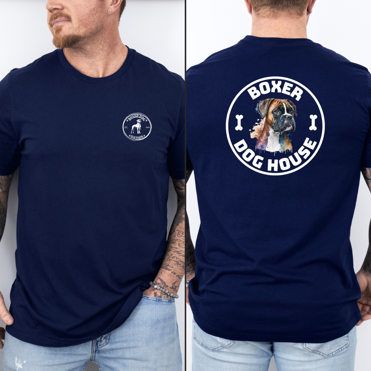 Boxer Dog House - Boxer Dog Classic T-Shirt