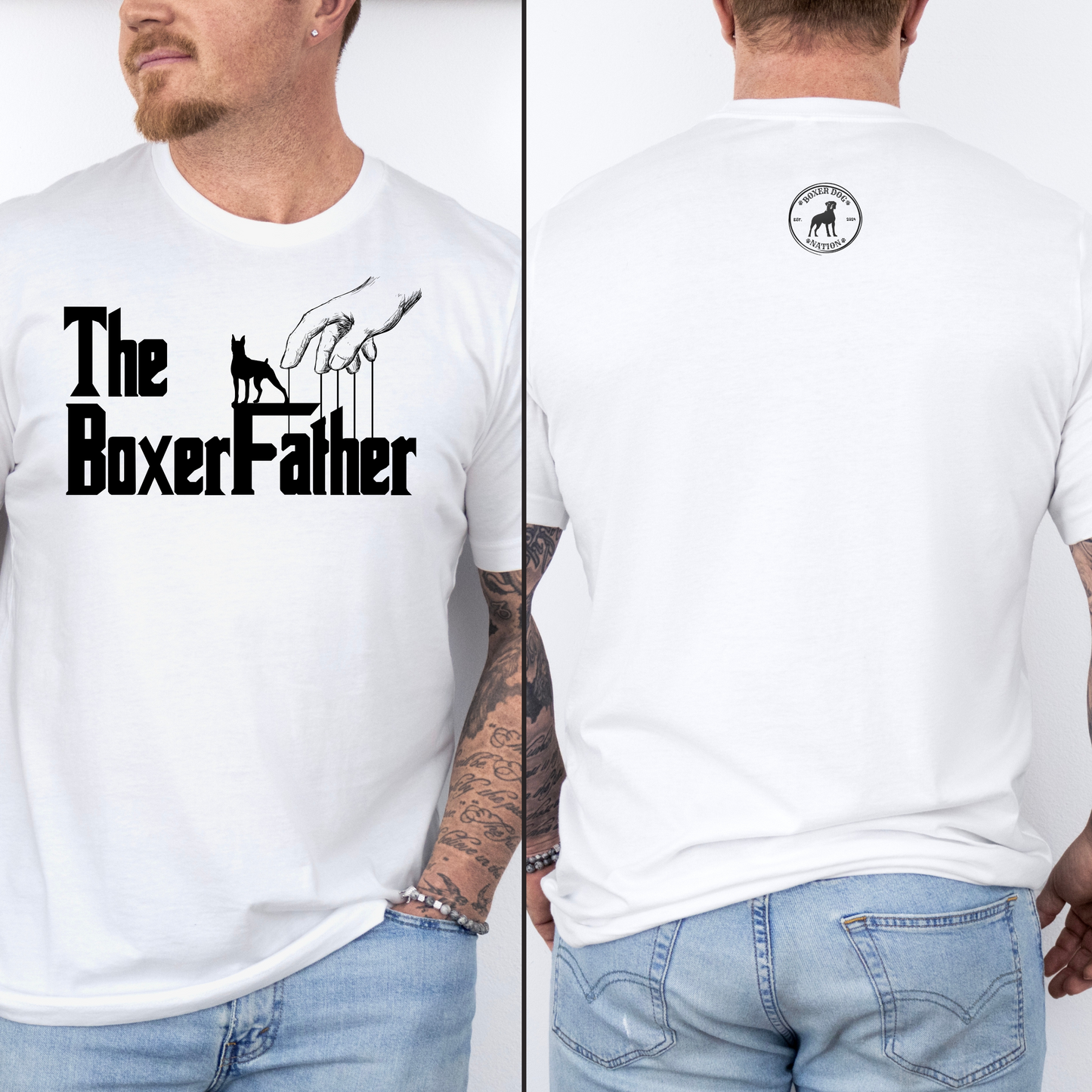The BoxerFather (OG-ish) – Boxer Dog T-Shirt