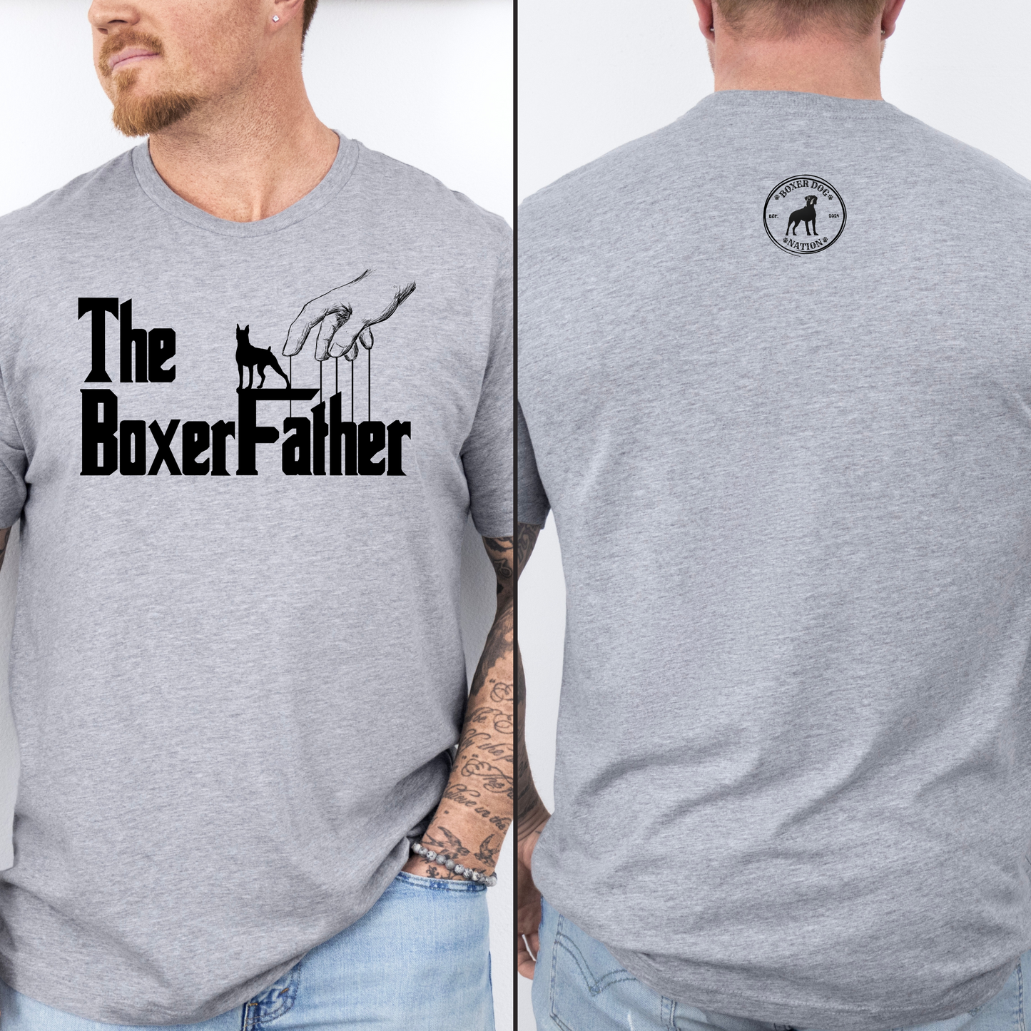 The BoxerFather (OG-ish) – Boxer Dog T-Shirt