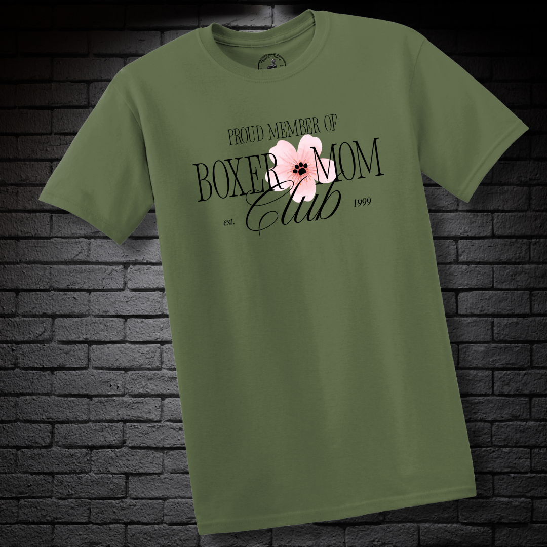 Proud Member of Boxer Mom Club - Boxer Dog Classic T-Shirt