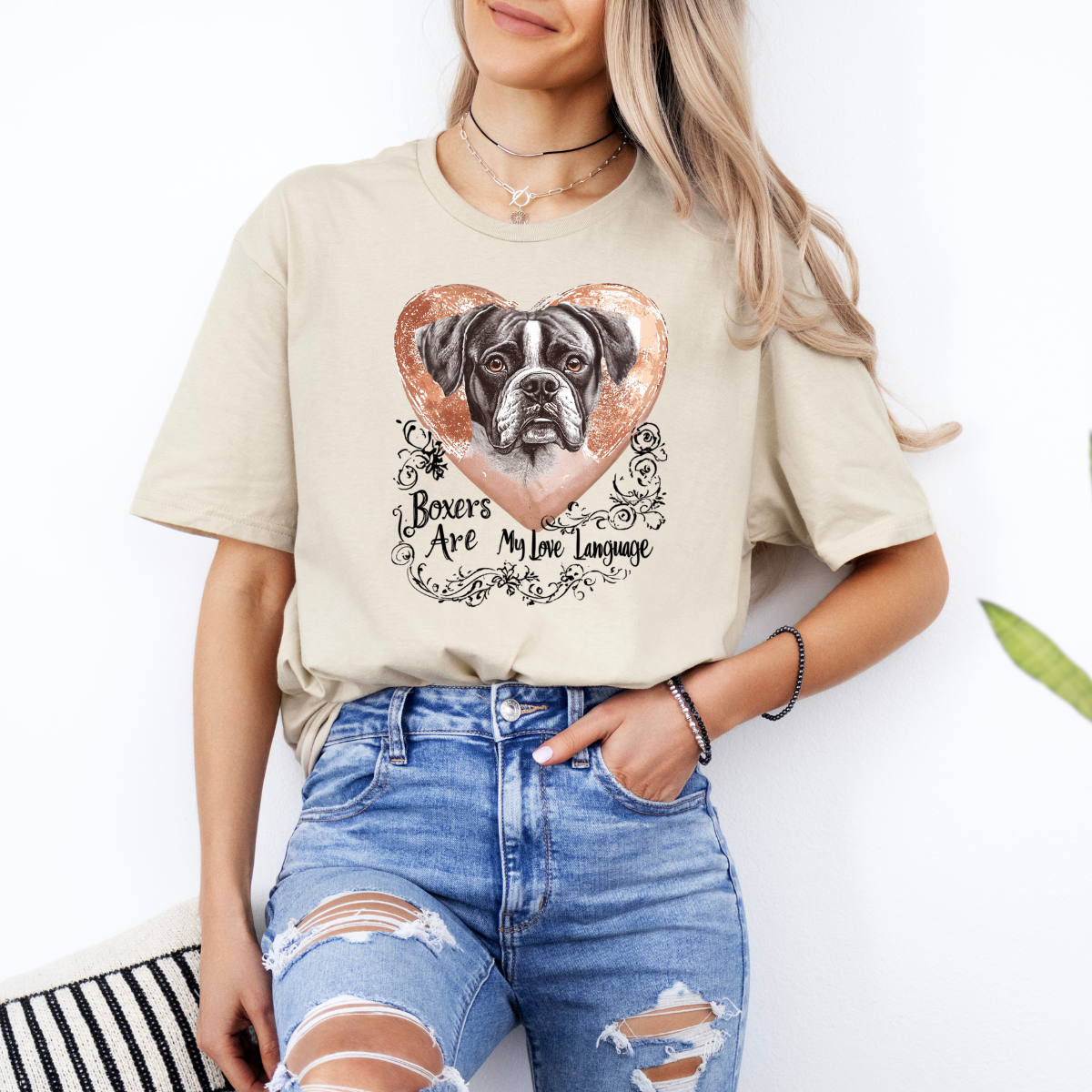 Boxers Are My Love Language - Boxer Dog Classic T-Shirt