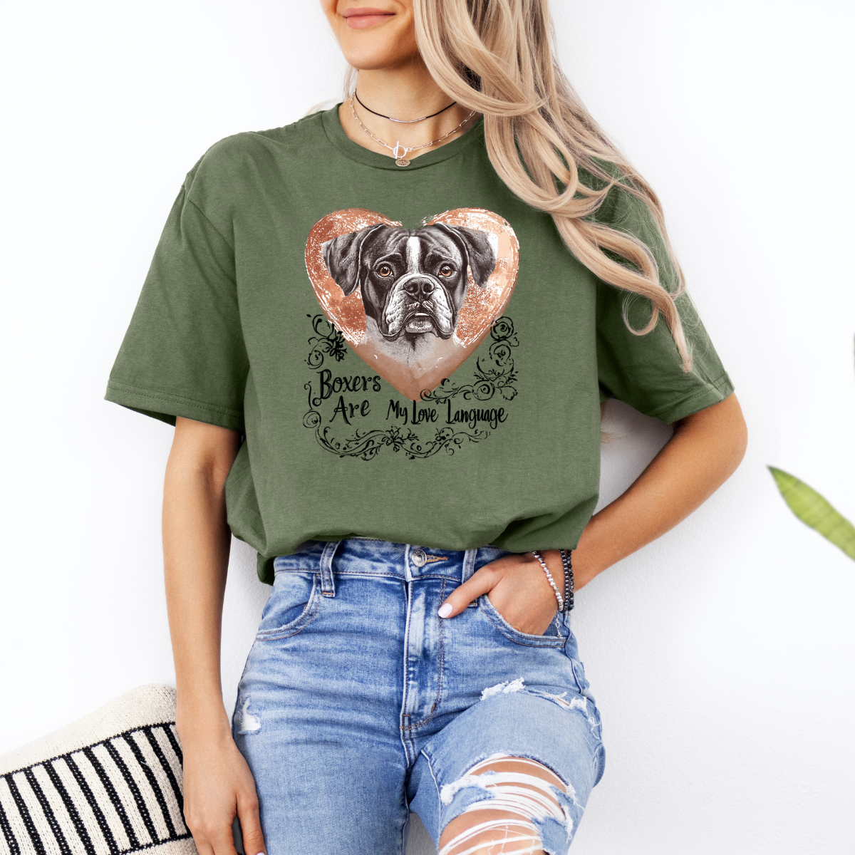 Boxers Are My Love Language - Boxer Dog Classic T-Shirt