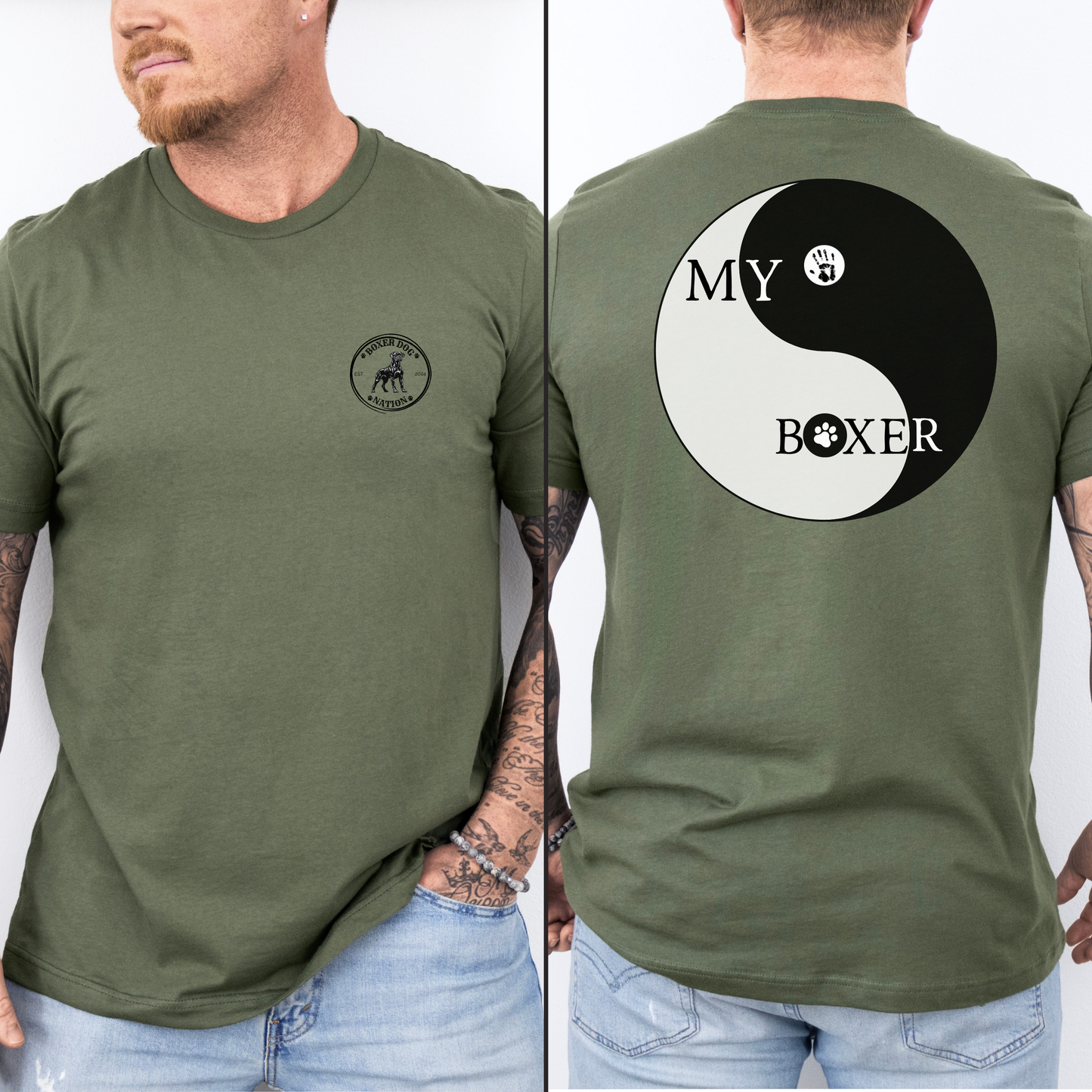 My Boxer My Yin To My Yang - Boxer Dog Classic T-Shirt