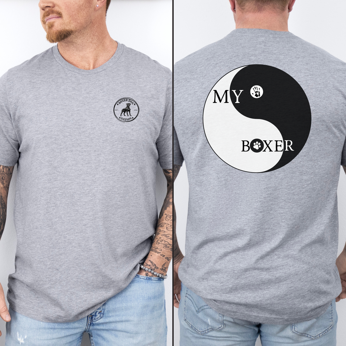 My Boxer My Yin To My Yang - Boxer Dog Classic T-Shirt
