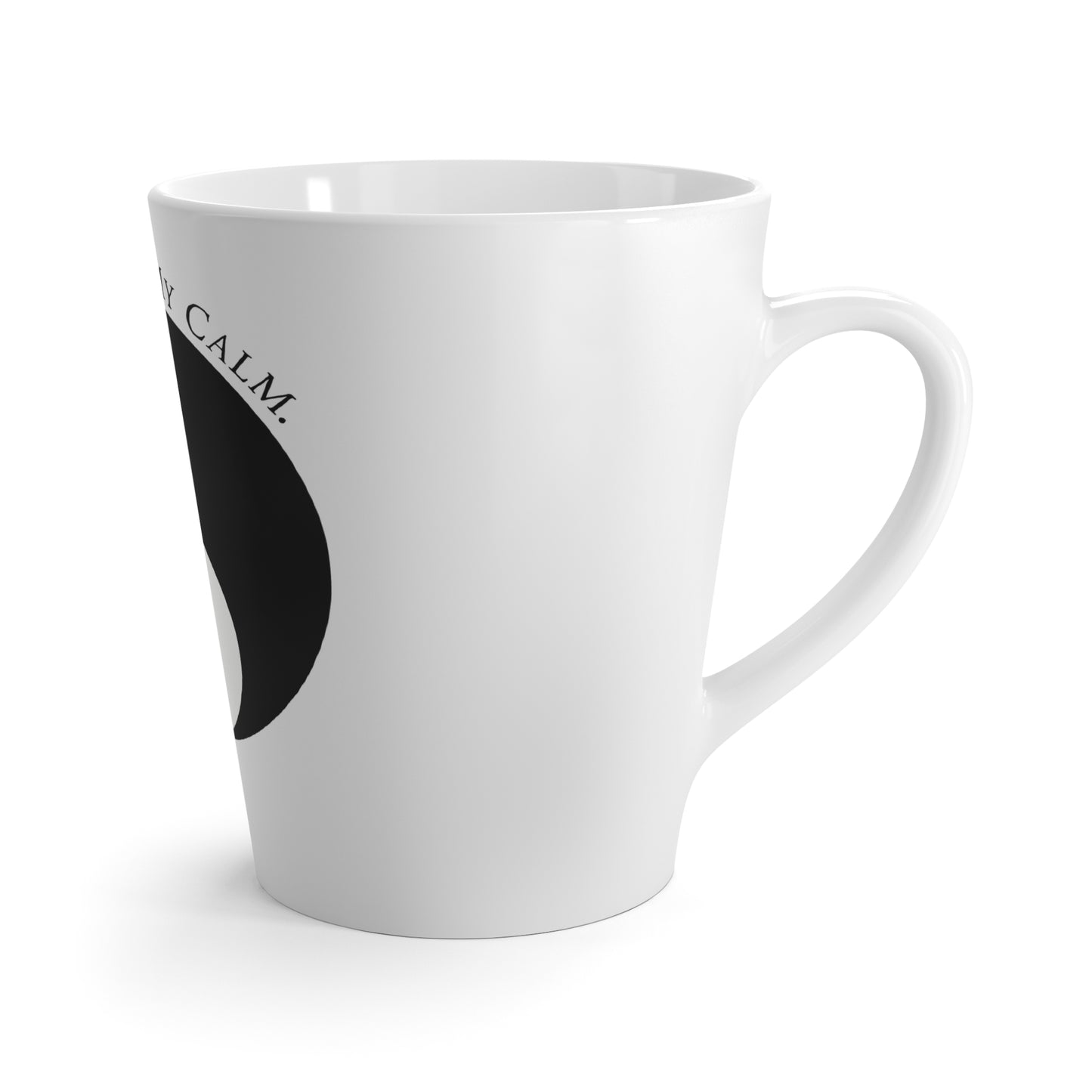 My Calm. My Chaos. - Boxer Dog Latte Mug