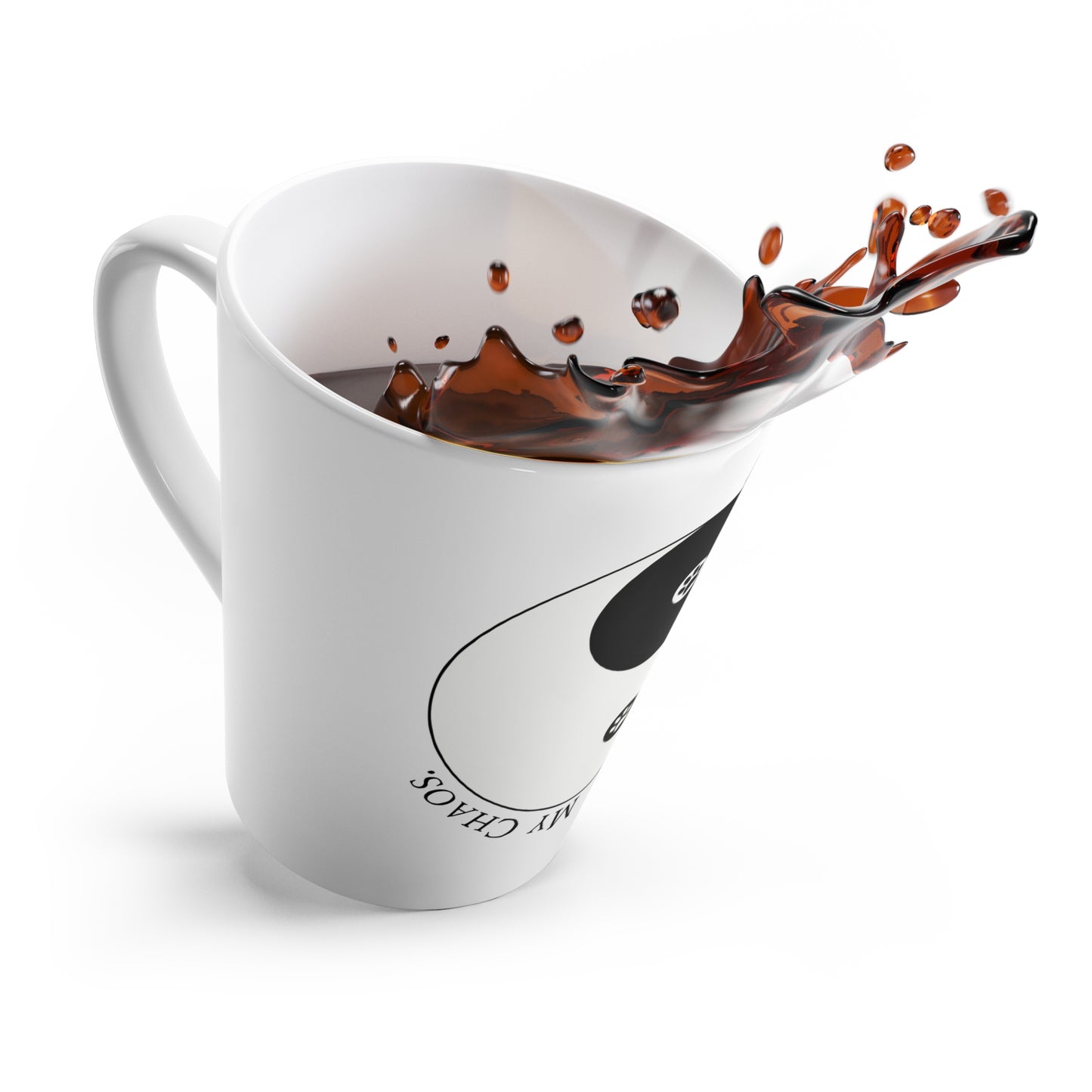 My Calm. My Chaos. - Boxer Dog Latte Mug