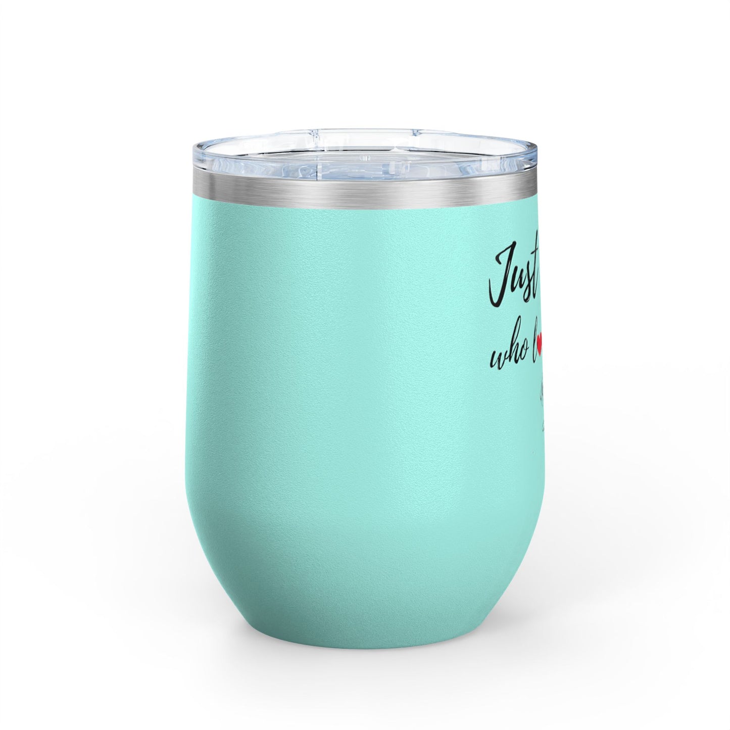 Just A Girl Who Loves Boxers - Boxer Dog Wine Tumbler