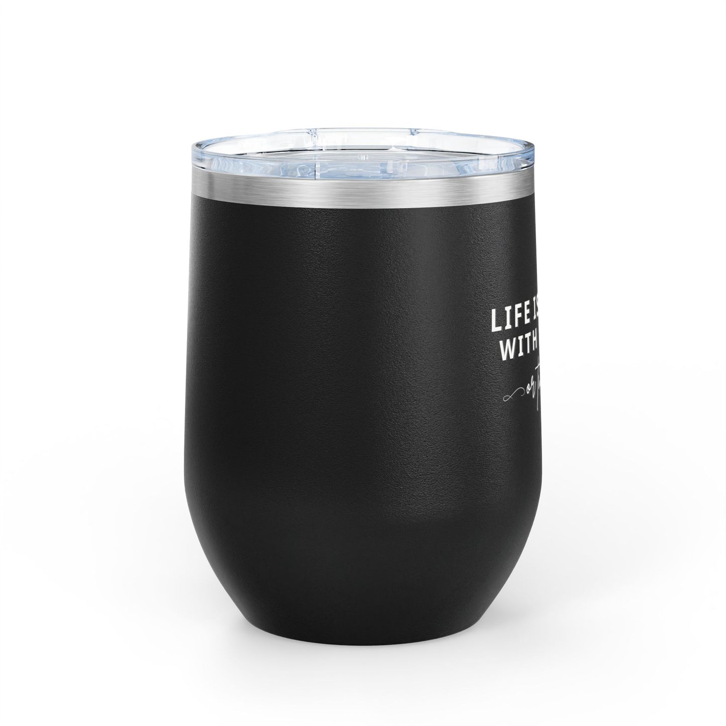 Life Is Better With A Boxer Or Two Or Three - Boxer Dog Wine Tumbler