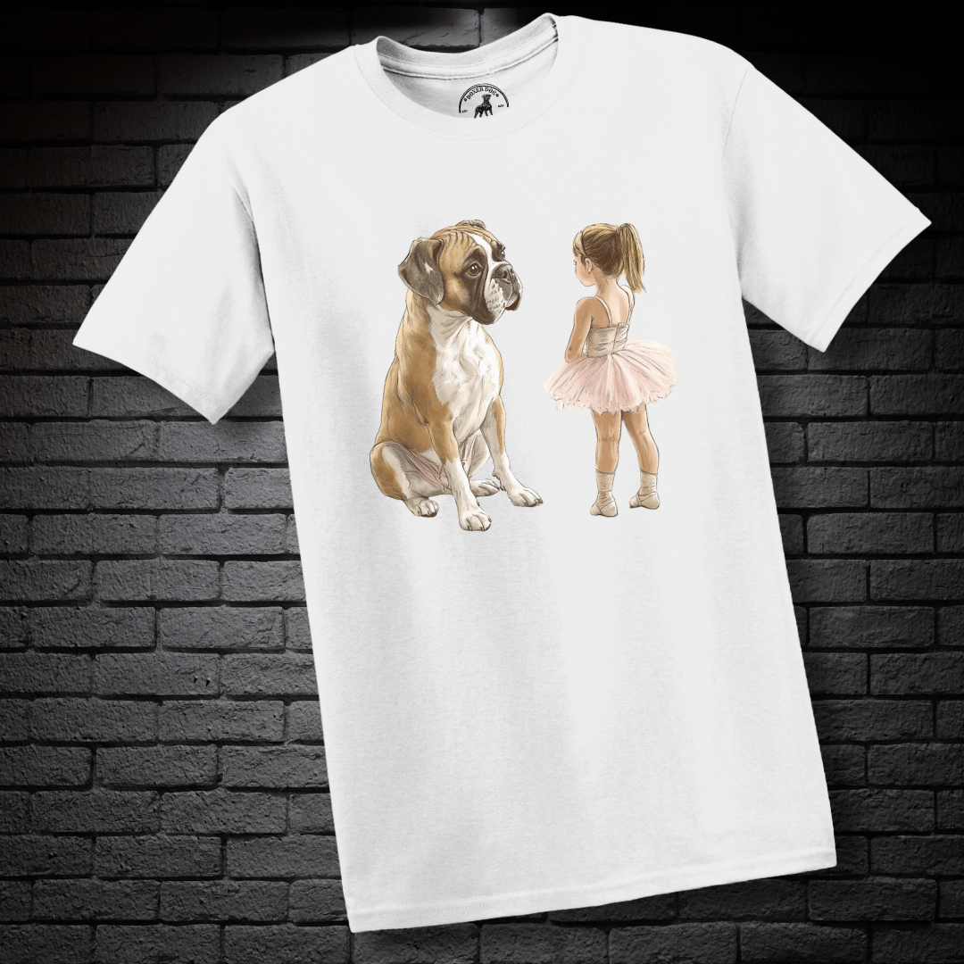 A Ballerina & Her Boxer - Boxer Dog Classic Shirt