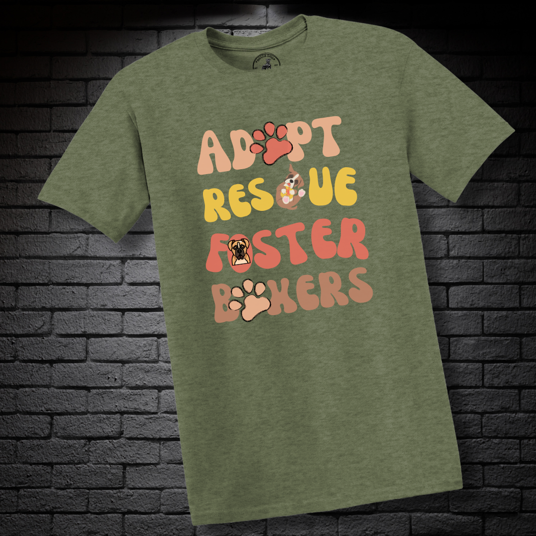 ADOPT RESCUE FOSTER BOXERS- Boxer Dog Classic Shirt