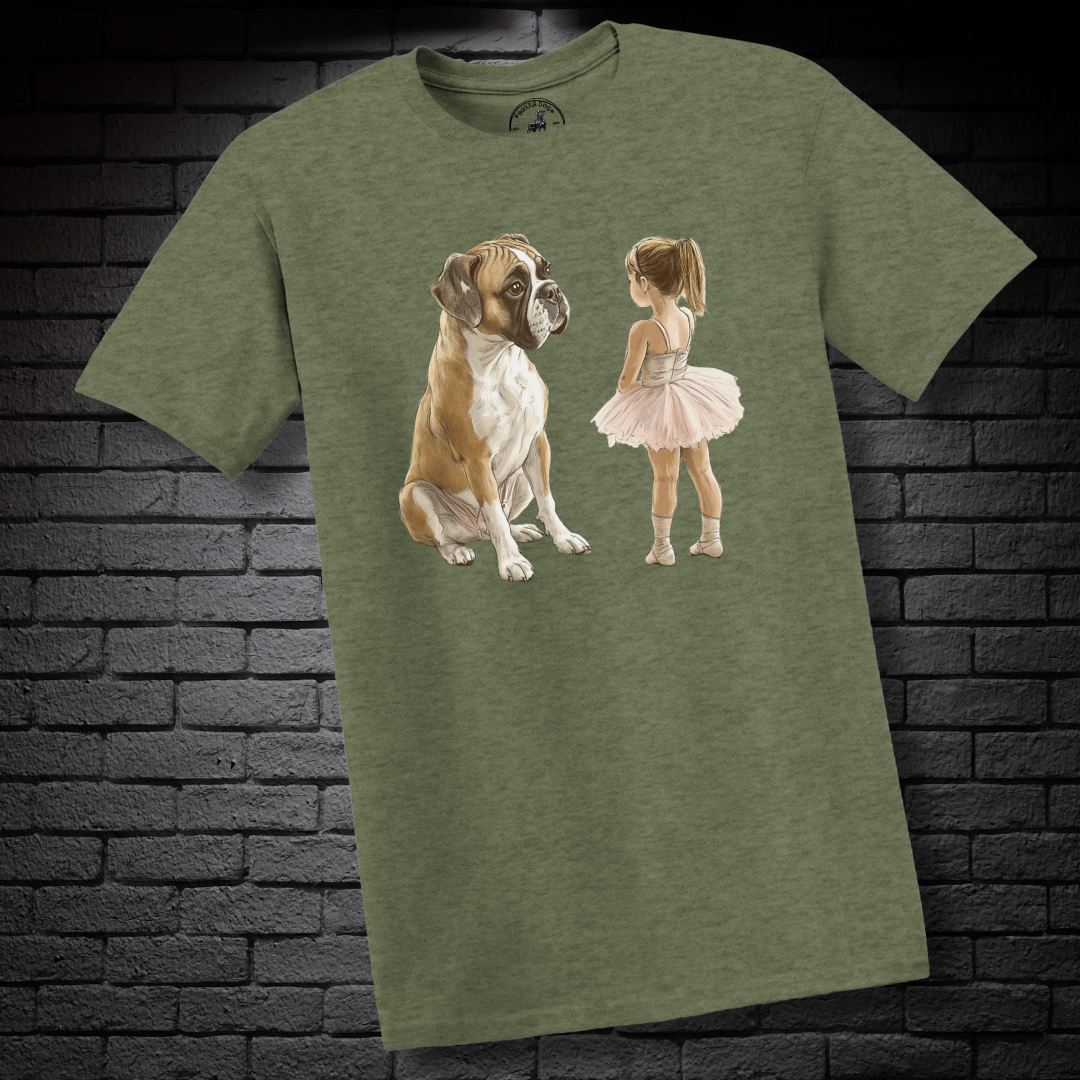 A Ballerina & Her Boxer - Boxer Dog Classic Shirt