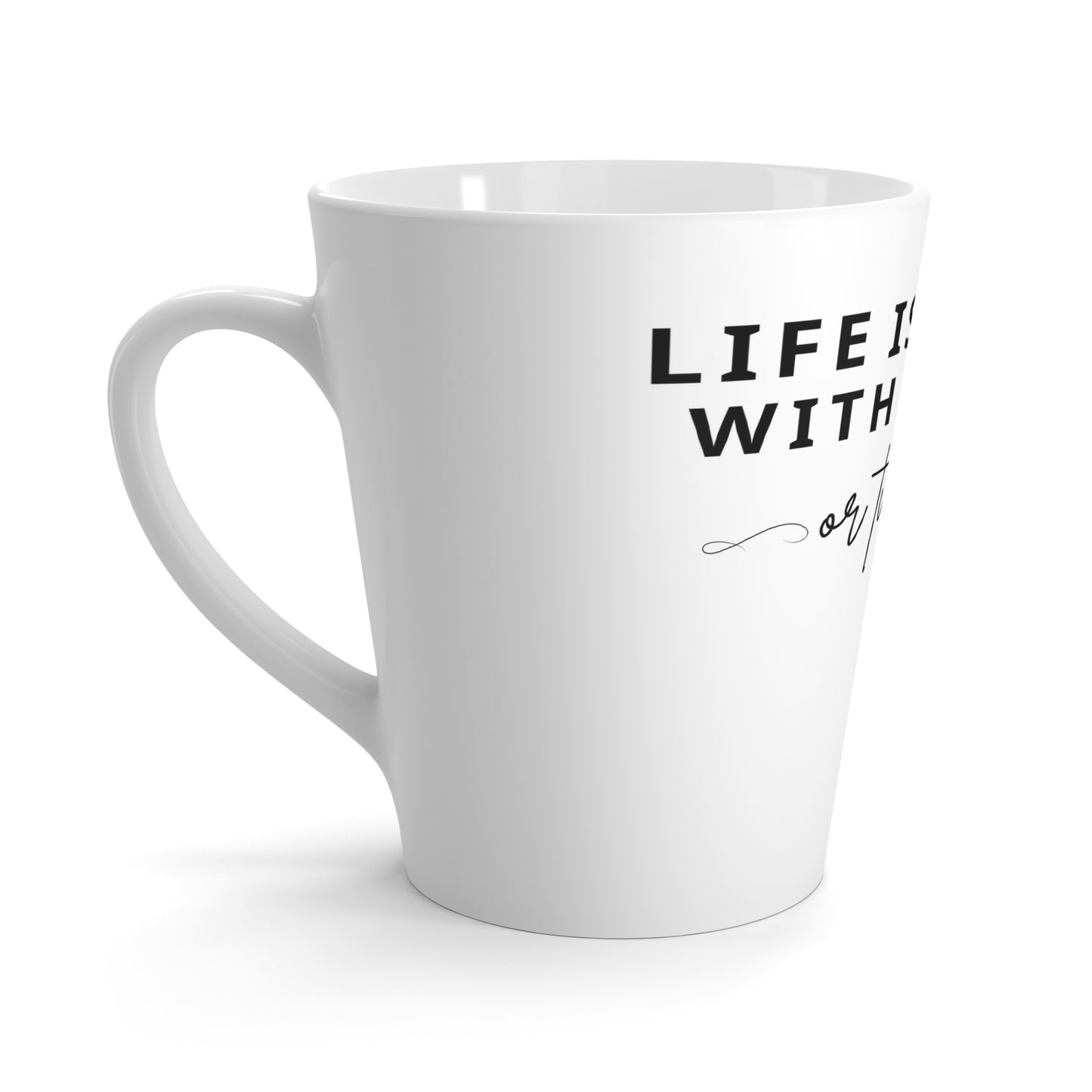 Life is better with a boxer, 2 or 3... - Boxer Dog Latte Mug