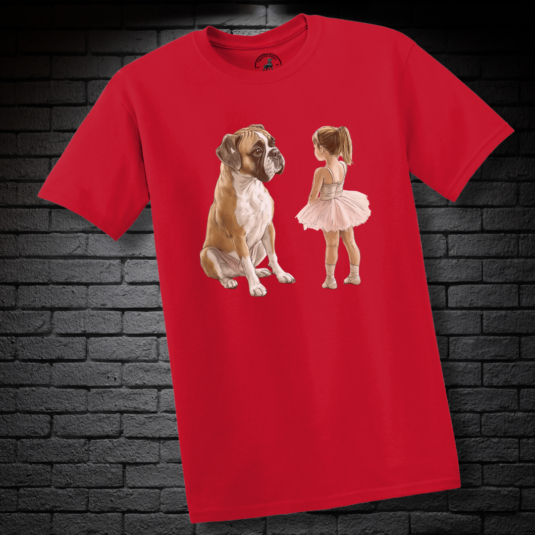 A Ballerina & Her Boxer - Boxer Dog Classic Shirt