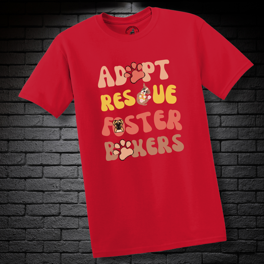 ADOPT RESCUE FOSTER BOXERS- Boxer Dog Classic Shirt