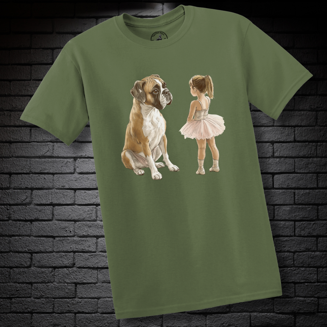 A Ballerina & Her Boxer - Boxer Dog Classic Shirt