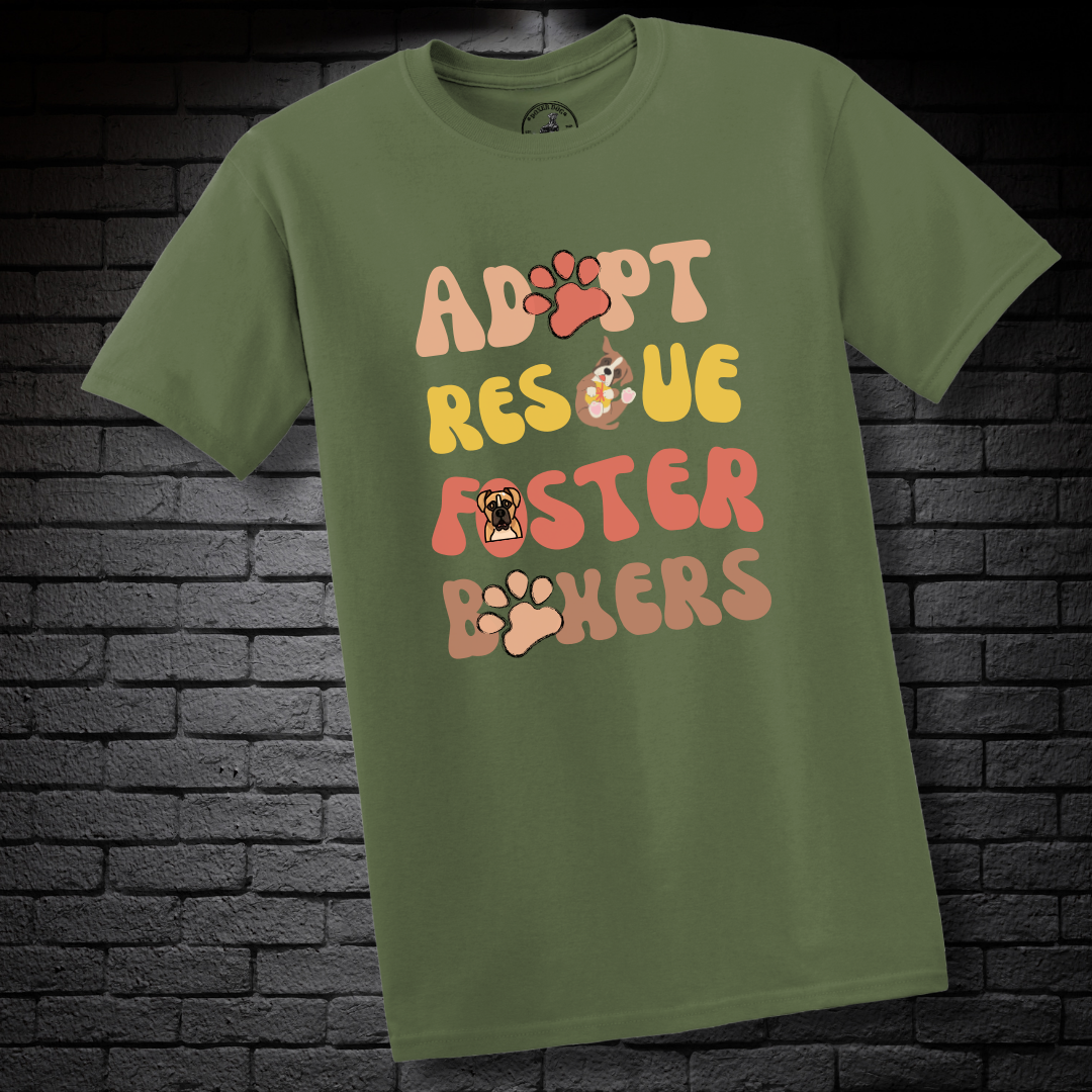 ADOPT RESCUE FOSTER BOXERS- Boxer Dog Classic Shirt
