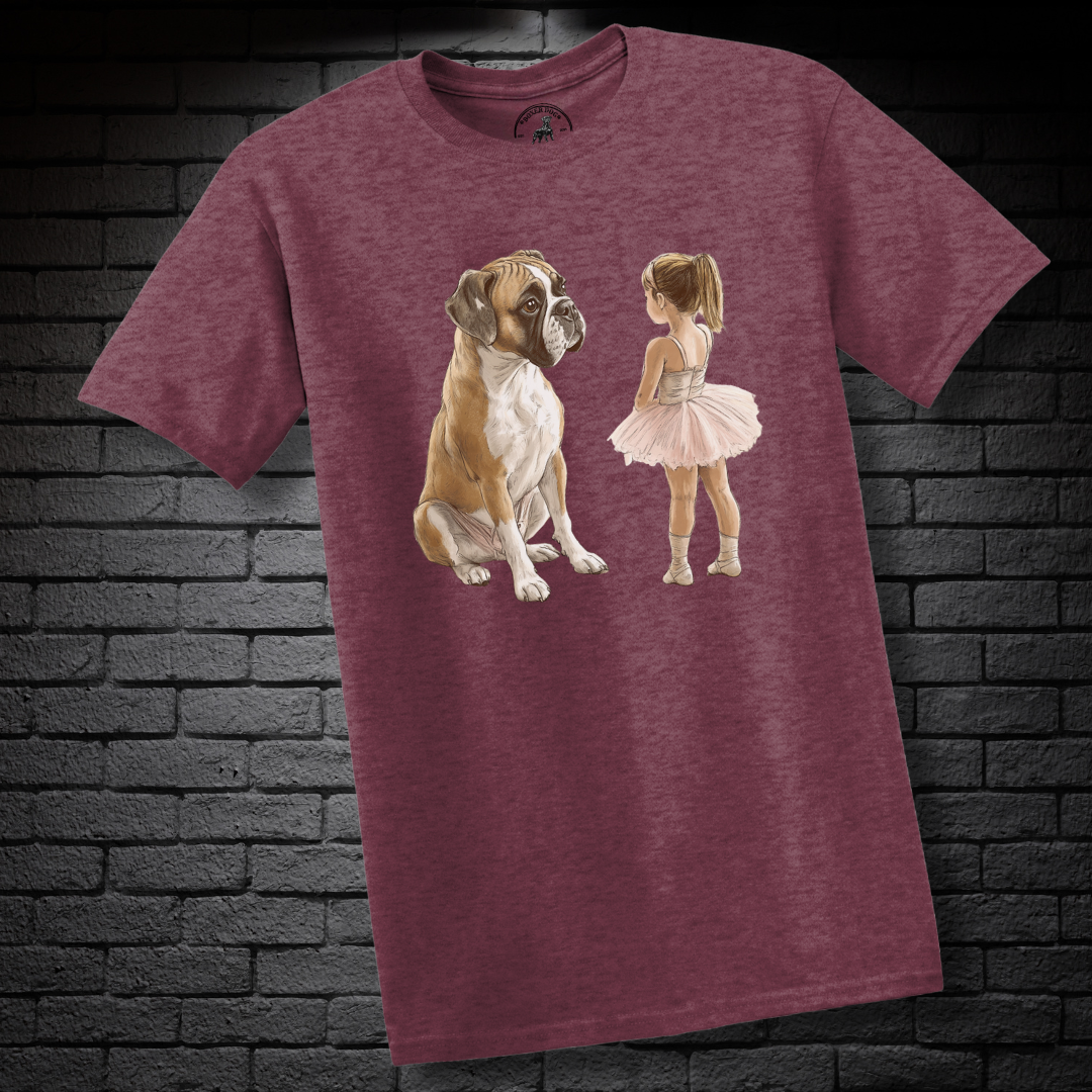 A Ballerina & Her Boxer - Boxer Dog Classic Shirt