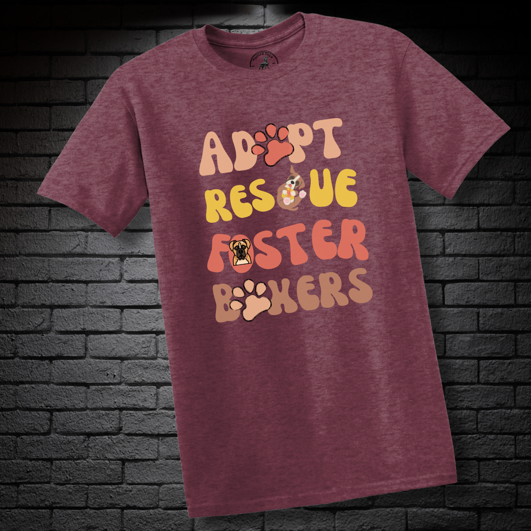 ADOPT RESCUE FOSTER BOXERS- Boxer Dog Classic Shirt