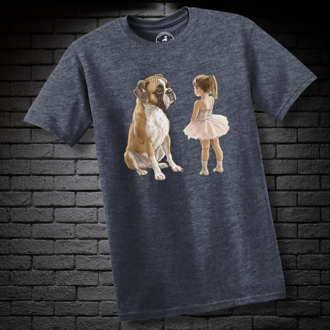 A Ballerina & Her Boxer - Boxer Dog Classic Shirt