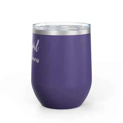 Just A Girl Who Loves Boxers - Boxer Dog Wine Tumbler