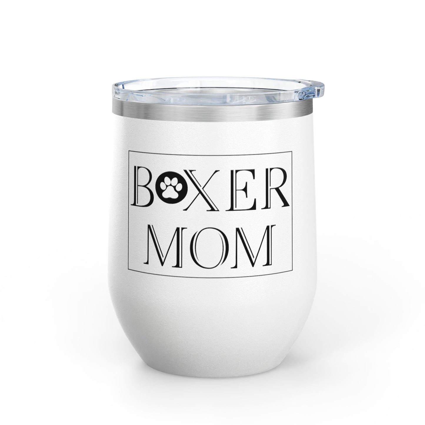 Boxer Mom - Boxer Dog Wine Tumbler