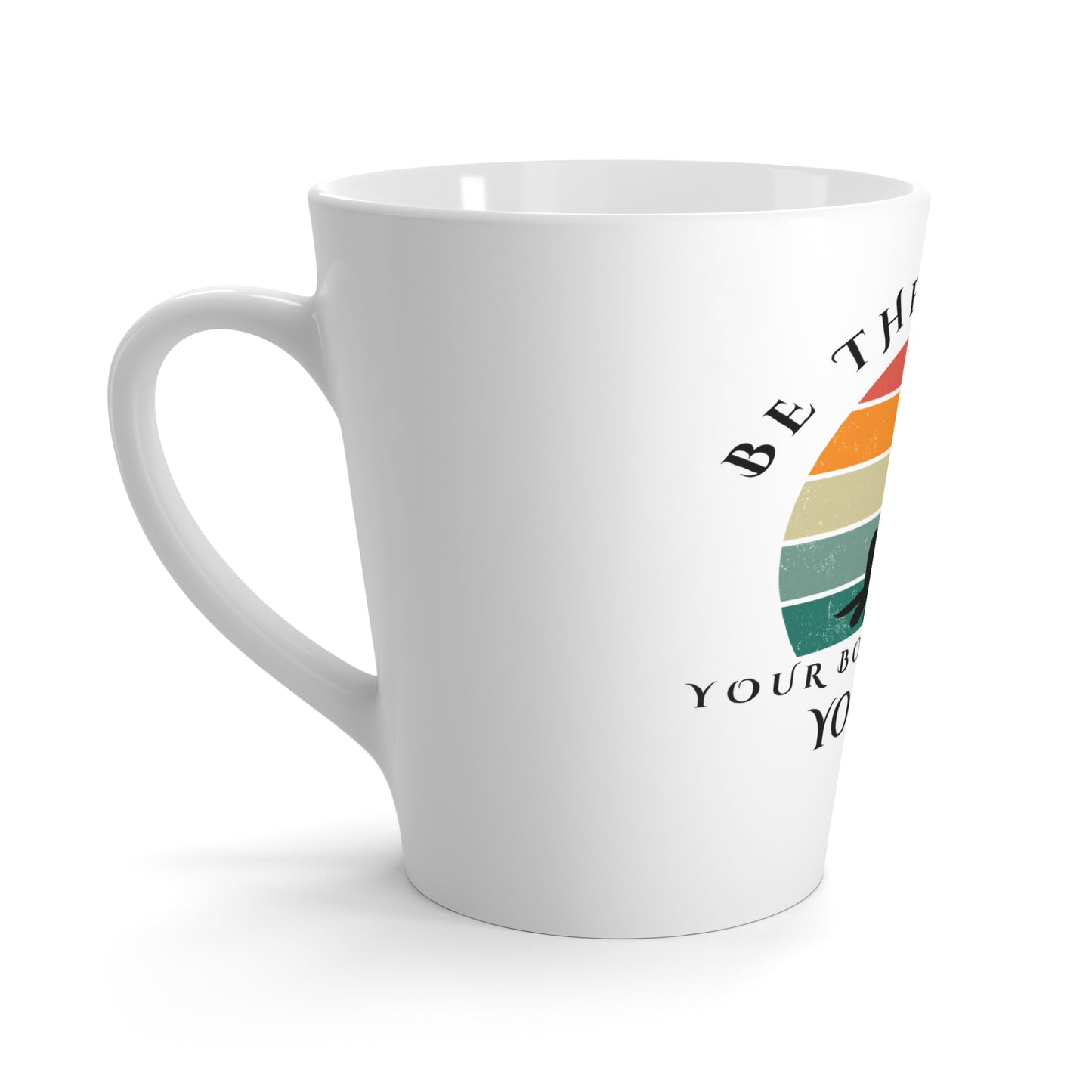 Be the Person Your Boxer Thinks You Are - Boxer Dog Latte Mug