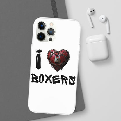 I (Heart) Boxers- Flexi Cell Phone Cases