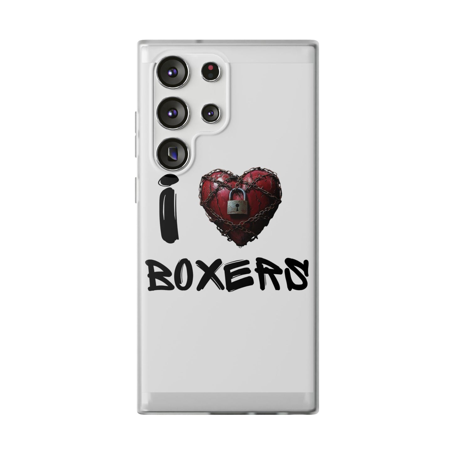 I (Heart) Boxers- Flexi Cell Phone Cases