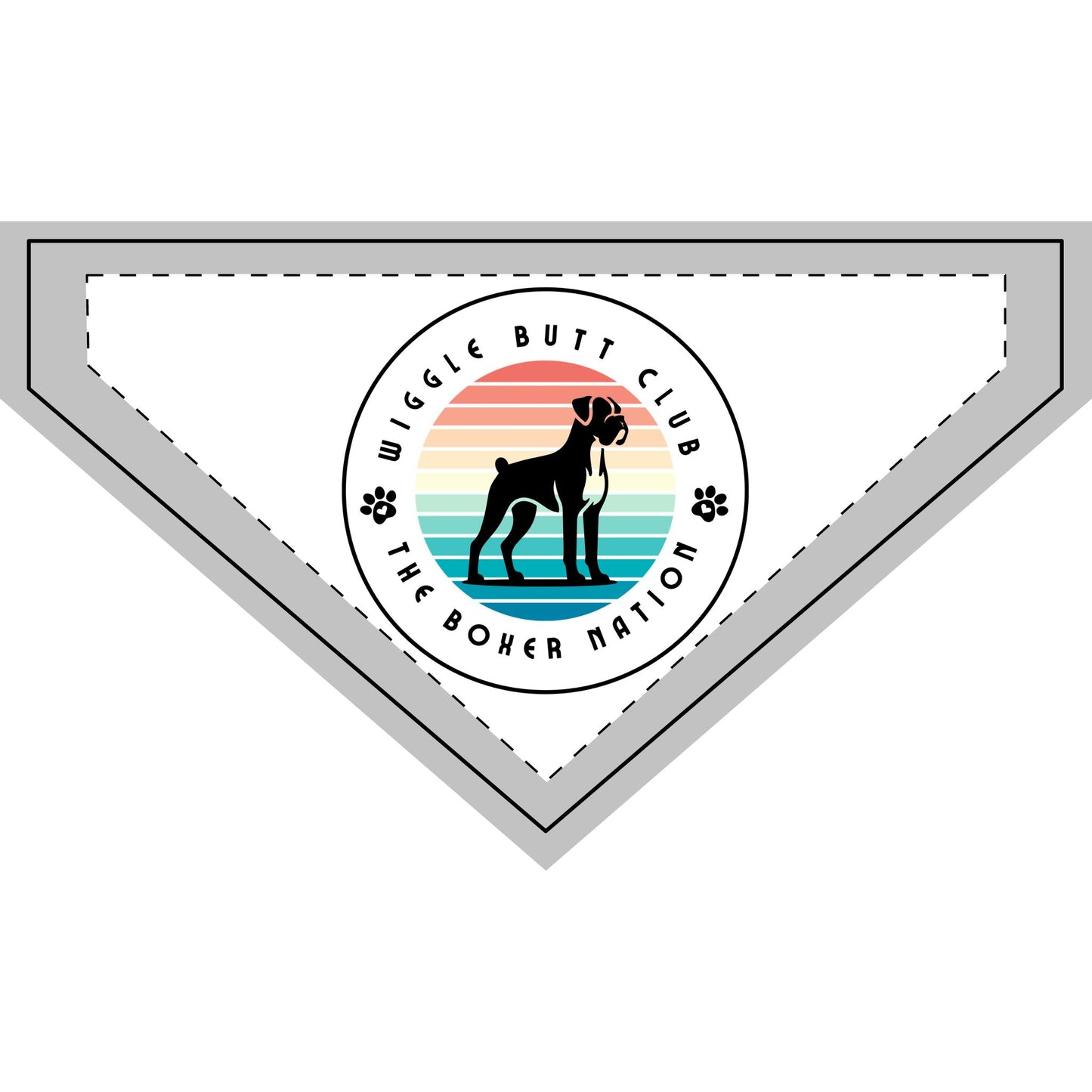 Wiggle Butt Club- Boxer Dog Bandana