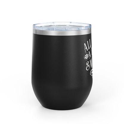 All I Need Is A Boxer & Wine - Boxer Dog Wine Tumbler