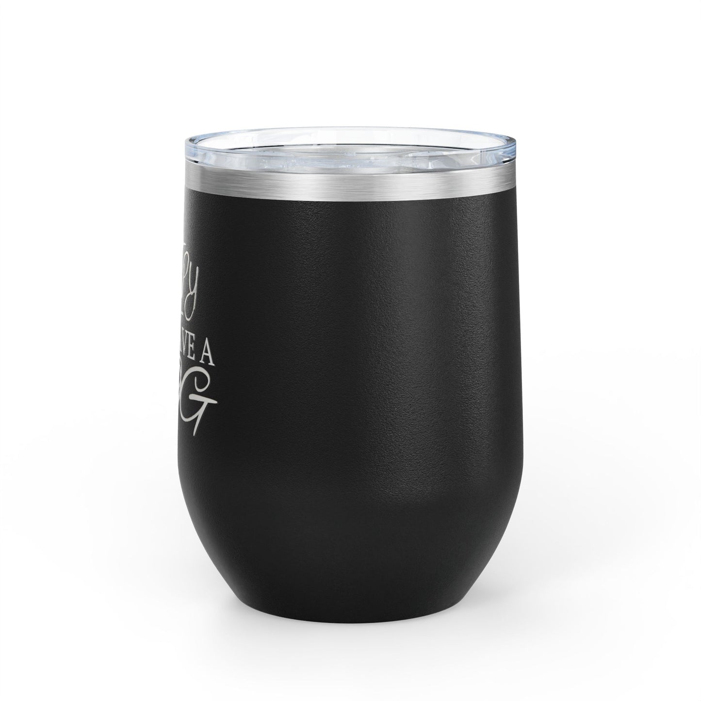 Who Needs Therapy When You Have a Dog - Boxer Dog Wine Tumbler