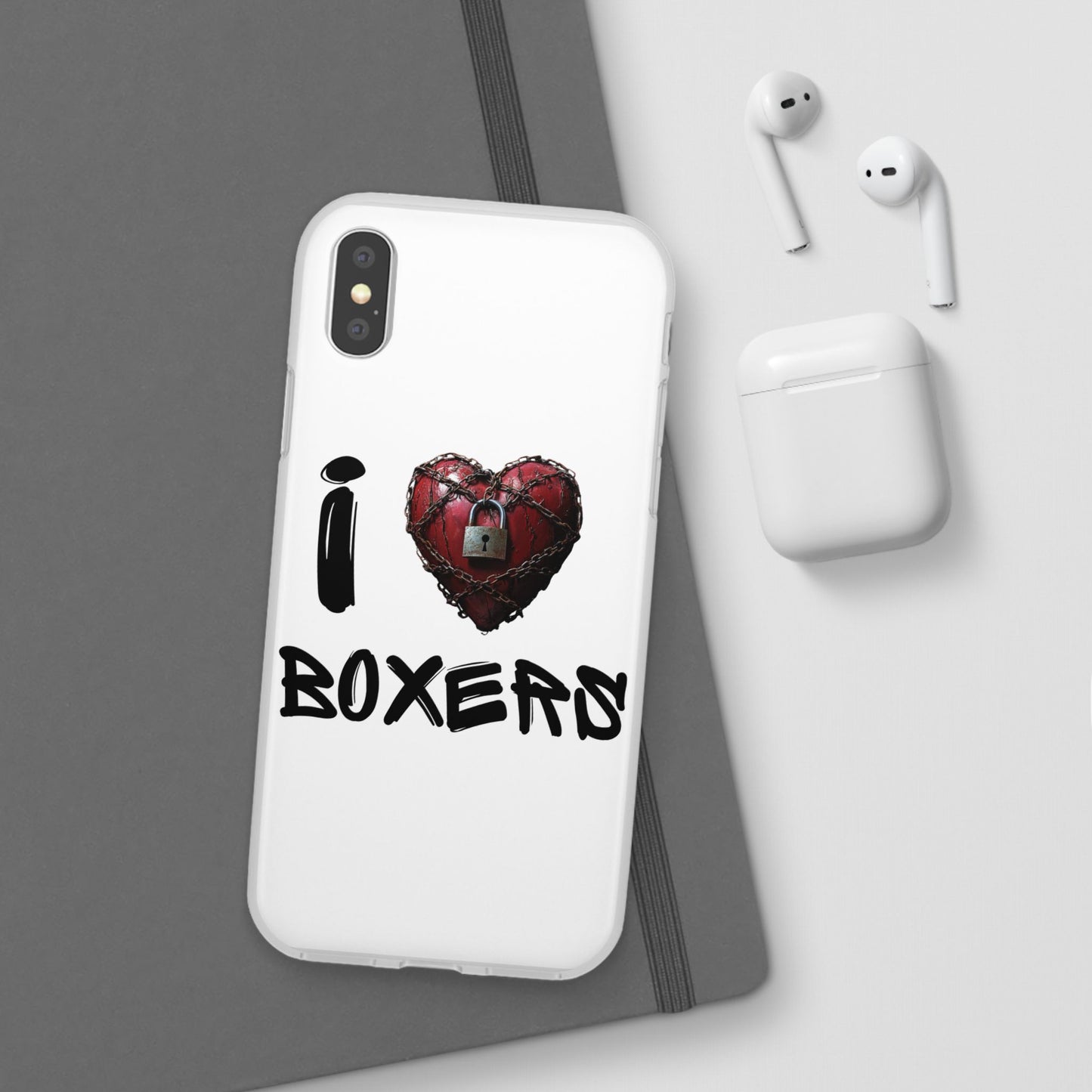 I (Heart) Boxers- Flexi Cell Phone Cases