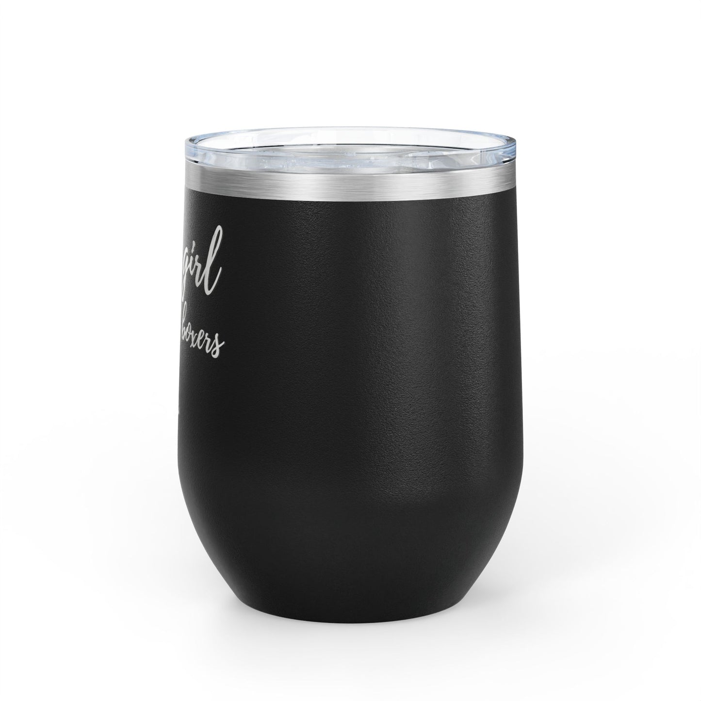 Just A Girl Who Loves Boxers - Boxer Dog Wine Tumbler